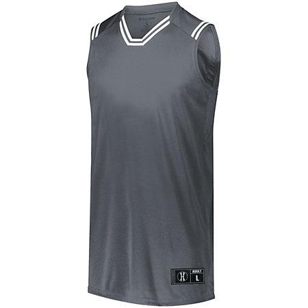 Youth Retro Basketball Jersey Navy/scarlet/white Single & Shorts