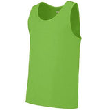 Training Tank Lime Adult Basketball Single Jersey & Shorts