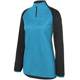 Ladies Record Setter Pullover Slate/power Blue Heather Basketball Single Jersey & Shorts
