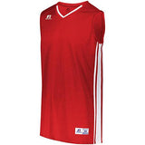 Camiseta de baloncesto Legacy True Red / white Adult Single & Shorts