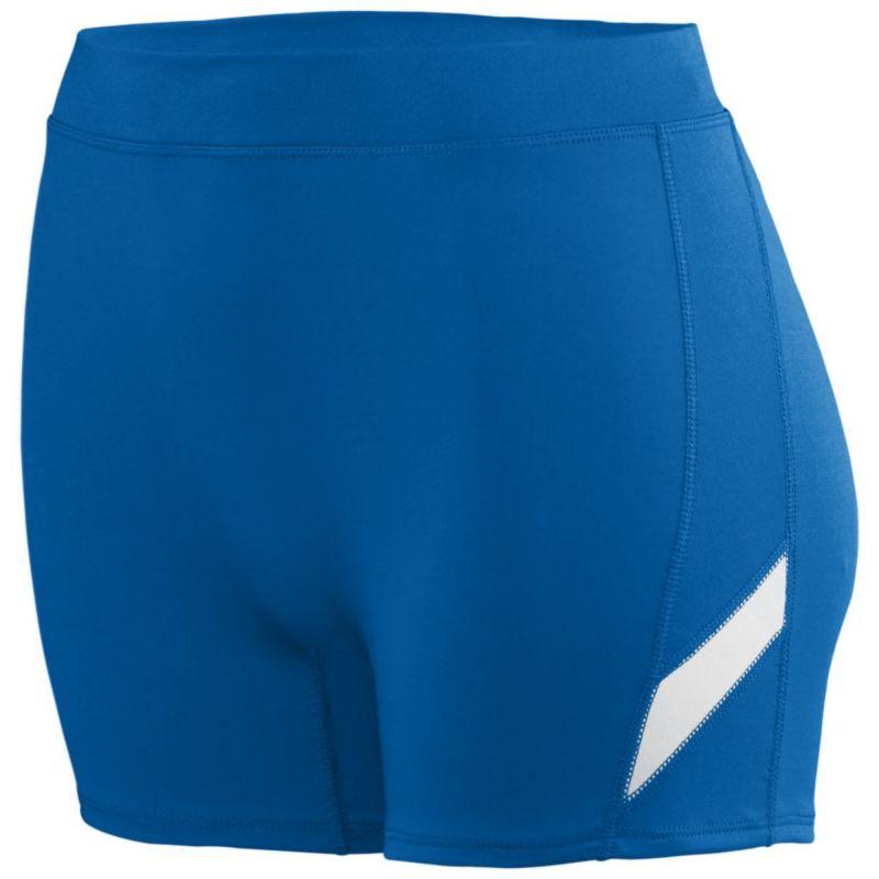 Ladies Stride Shorts Royal/white Adult Volleyball
