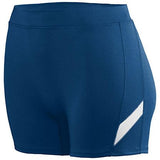 Ladies Stride Shorts Navy/white Adult Volleyball