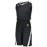 Athletic Cut Jersey Stealth/white Adult Basketball Single & Shorts