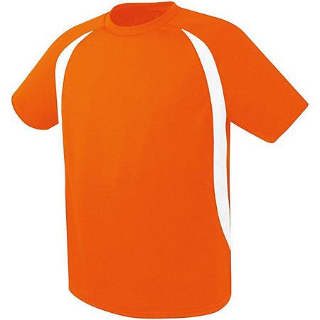 Juventud Liberty Soccer Jersey Naranja / blanco Single & Shorts