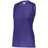 Ladies Sleeveless Wicking Attain Jersey Purple (Hlw) Softball