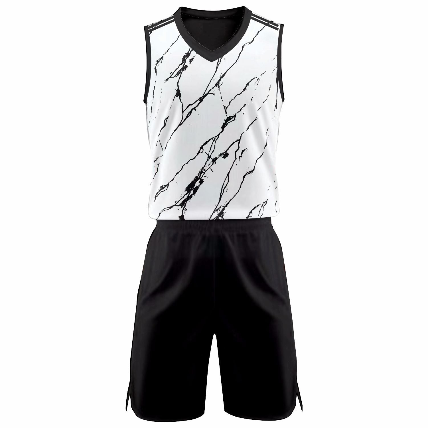 black camouflage basketball jersey