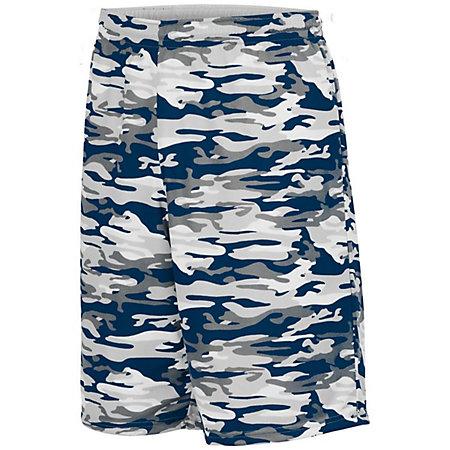 Reversible Wicking Short Navy Mod/white Adult Basketball Single Jersey & Shorts