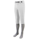 Series Knee Length Baseball Pant White Adult