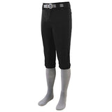 Series Knee Length Baseball Pant Black Adult