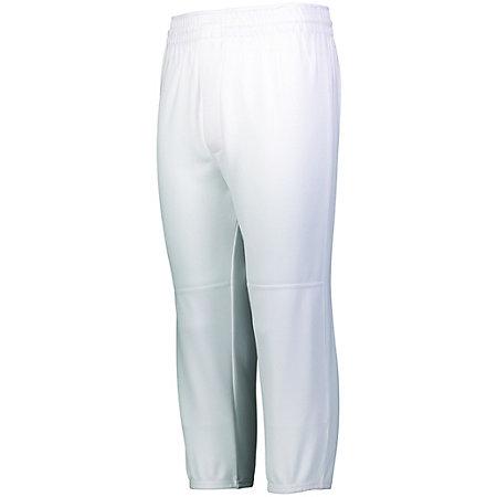 Youth Pull-Up Baseball Pant White Baseball