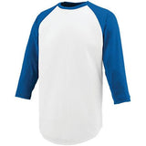 Nova Jersey White/royal Adult Baseball