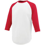 Nova Jersey White/red Adult Baseball