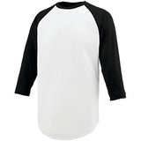 Nova Jersey White/black Adult Baseball