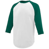 Youth Nova Jersey White/dark Green Baseball