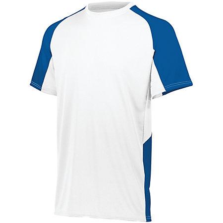 Cutter Jersey White/royal Adult Baseball
