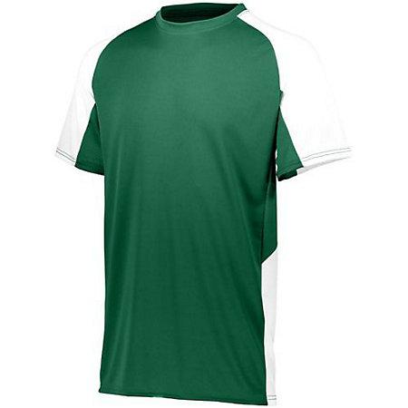 Youth Cutter Jersey Dark Green/white Baseball