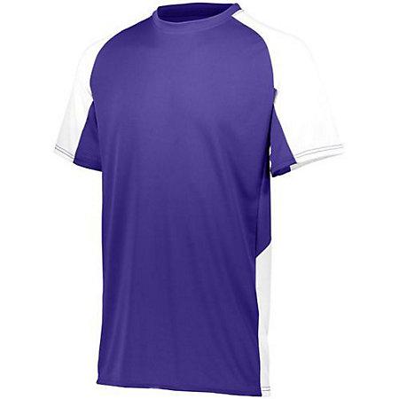 Youth Cutter Jersey Purple/white Baseball