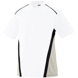 Rbi Jersey White/silver Grey/black Adult Baseball