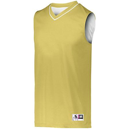 BASKETBALL JERSEY SIZE LARGE GREY WHITE REVERSIBLE #12 RED REVERSIBLE