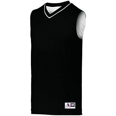 Youth Reversible Two-Color Jersey Black/white Basketball Single & Shorts