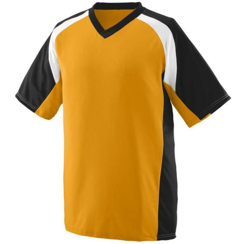 Youth Nitro Jersey Gold/black/white Baseball