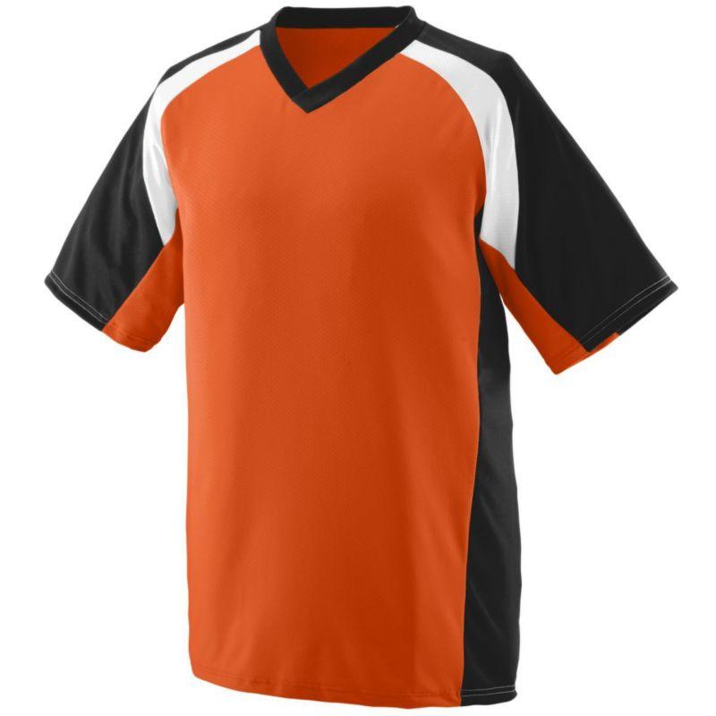 Juventud Nitro Jersey Naranja / negro / blanco Béisbol