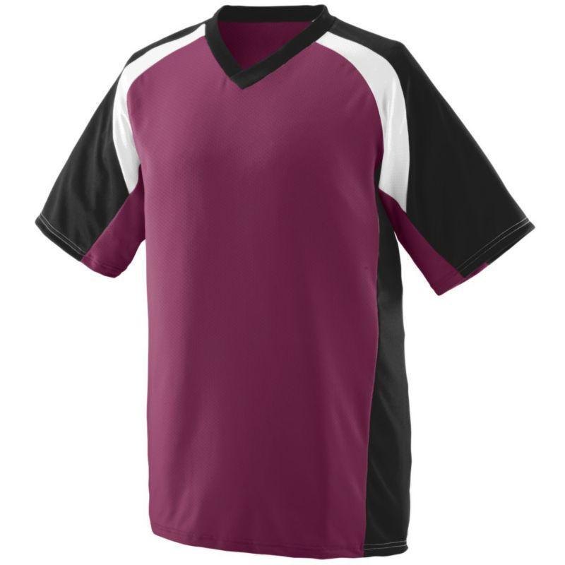 Youth Nitro Jersey Maroon/black/white Baseball