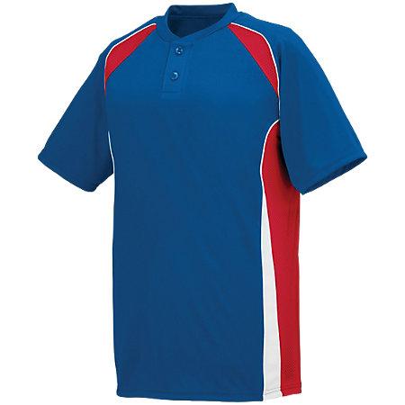 Base Hit Jersey Royal/red/white Adult Baseball