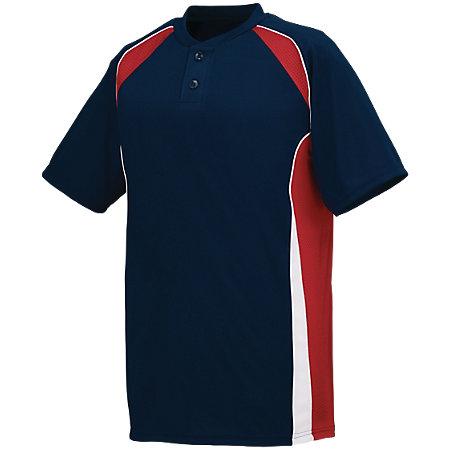 Base Hit Jersey Black/red/white Adult Baseball