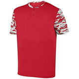 Youth Pop Fly Jersey Red/red Mod Baseball
