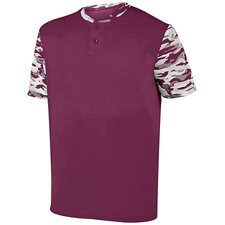 Youth Pop Fly Jersey Maroon/maroon Mod Baseball