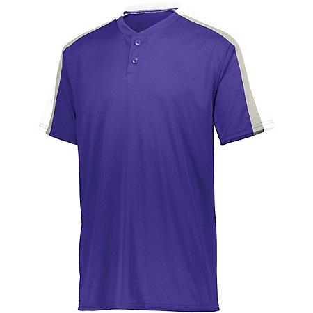 Power Plus Jersey 2.0 Púrpura / blanco / plateado Gris Béisbol adulto