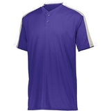 Power Plus Jersey 2.0 Purple/white/silver Grey Adult Baseball
