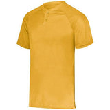 Attain Two-Button Jersey Gold Adult Baseball