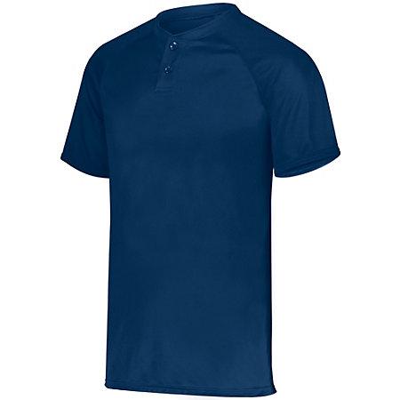 Youth Attain Two-Button Jersey Navy Baseball