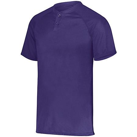 Youth Attain Two-Button Jersey Purple (Hlw) Baseball