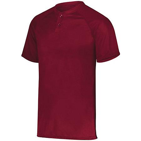Attain Two-Button Jersey Cardinal Adult Baseball
