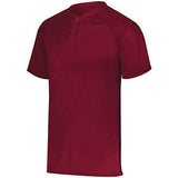 Attain Two-Button Jersey Cardinal Adult Baseball