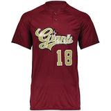 Attain Two-Button Jersey Adult Baseball