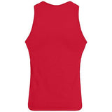 Poly/cotton Athletic Tank Adult Basketball Single Jersey & Shorts