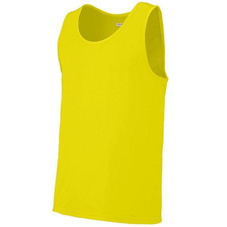 Training Tank Power amarillo camiseta y pantalones cortos de baloncesto para adultos