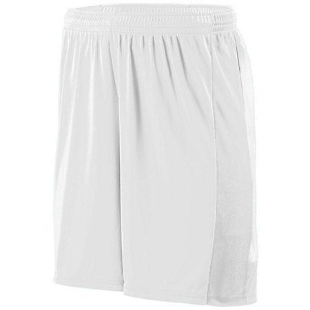 Youth Lightning Shorts White/white Single Soccer Jersey &