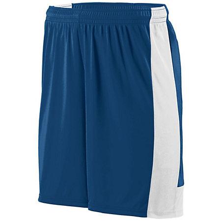 Youth Lightning Shorts Navy/white Single Soccer Jersey &