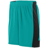 Shorts Lightning para jóvenes Camiseta de fútbol individual verde azulado / negro &