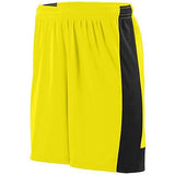 Shorts Lightning para jóvenes Power Yellow / negro Single Soccer Jersey &