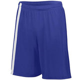Pantalón corto de ataque juvenil de tercera equipación púrpura / blanco Single Soccer Jersey &