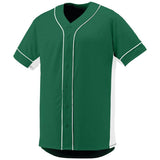 Slugger Jersey Dark Green/white Adult Baseball
