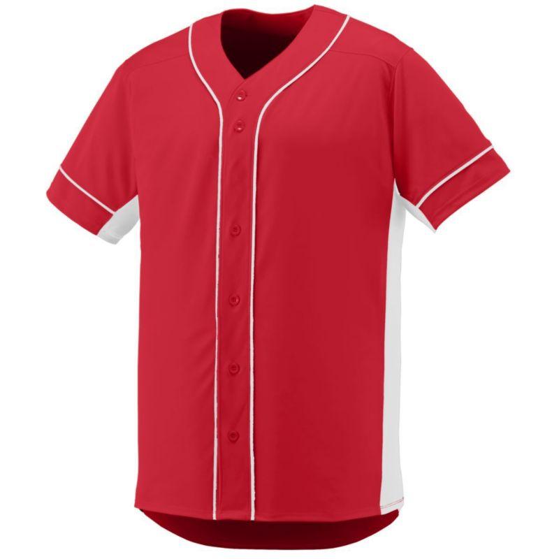Youth Slugger Jersey Red / white Baseball