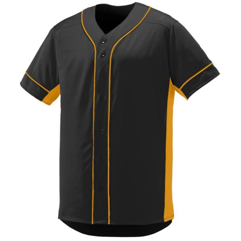 Youth Slugger Jersey Black/gold Baseball