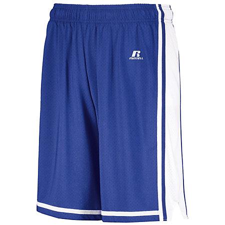 Pantalones cortos de baloncesto Legacy Royal / blanco Camiseta individual para adulto y